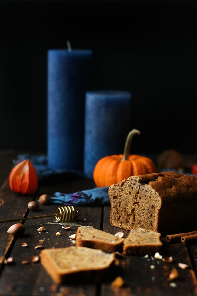 Pain d'épices courge & marmelade de clémentine