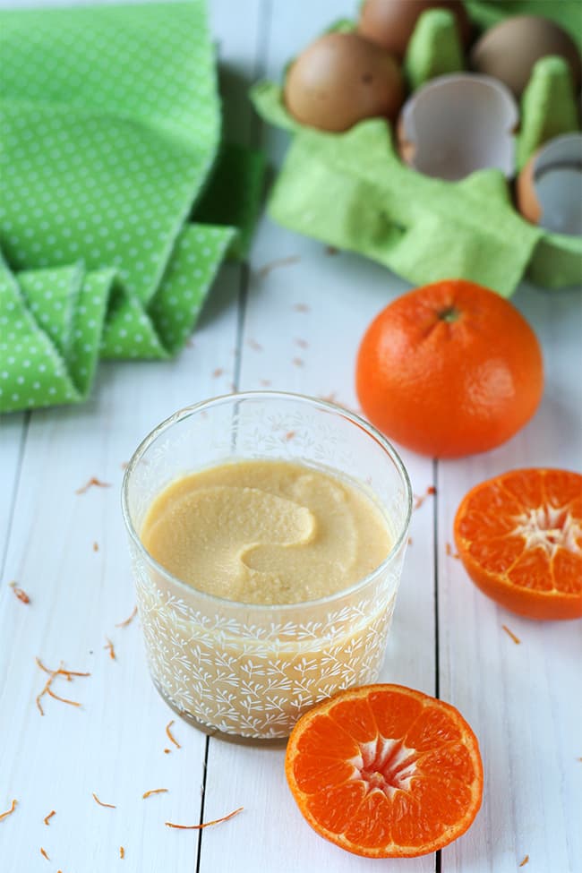 Mandarine curd