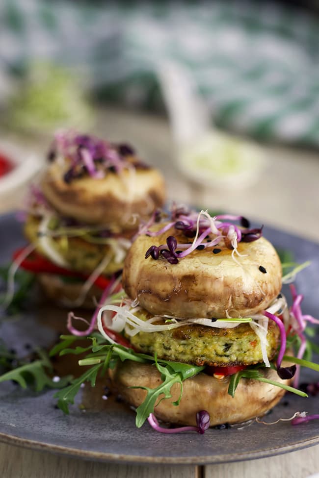 Burgers végétariens au tofu