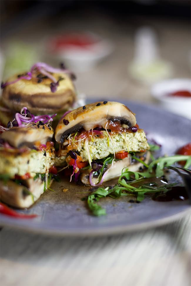 Burgers végétariens au tofu