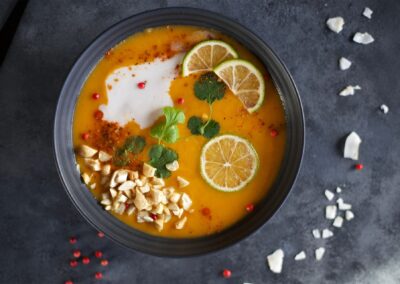 Soupe thaïe au butternut