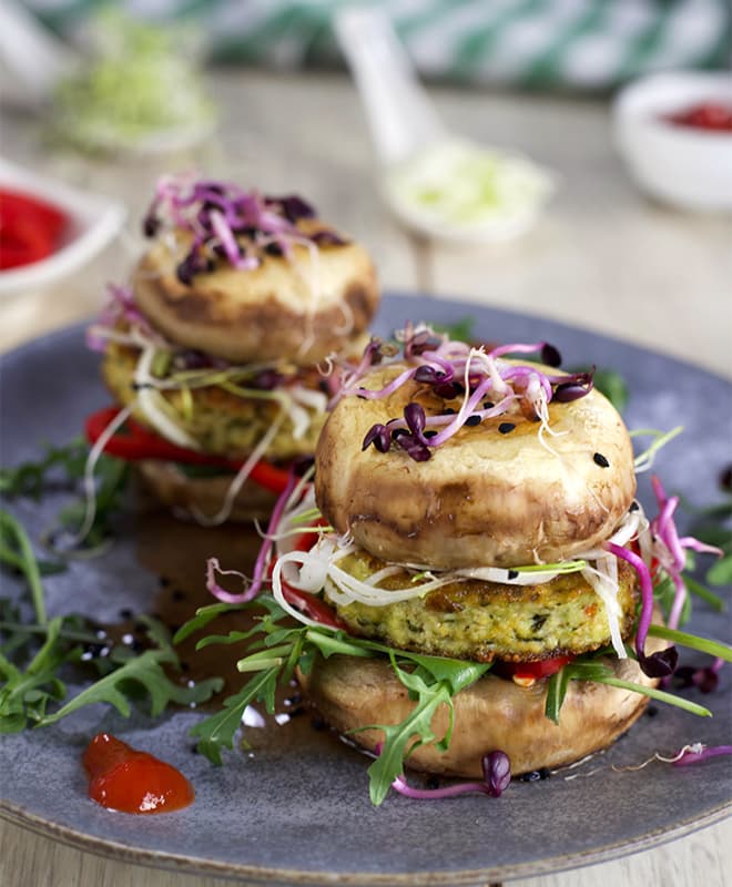 Burgers végétariens au tofu