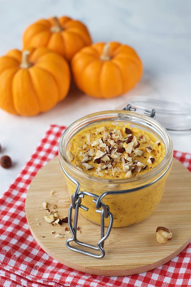 Tartinade de courge au chocolat blanc