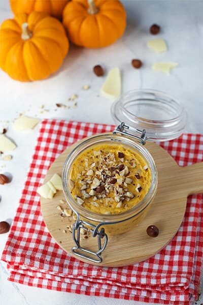 Tartinade de courge au chocolat blanc