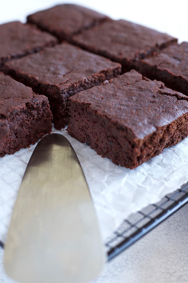 Brownies chocolat betterave sans beurre et sans gluten