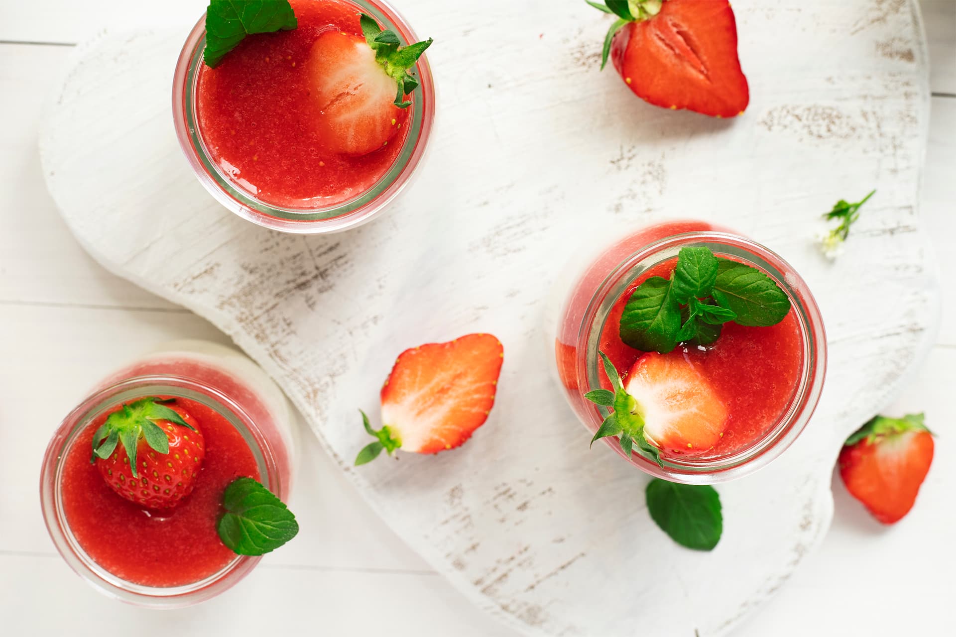 Panna cotta fraise