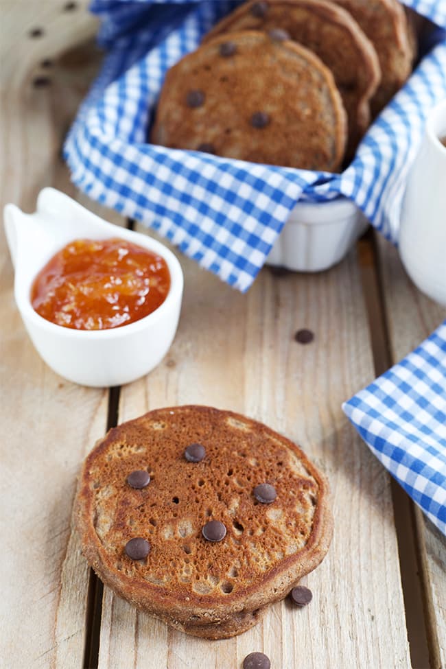 Pancakes sans gluten à la farine de teff