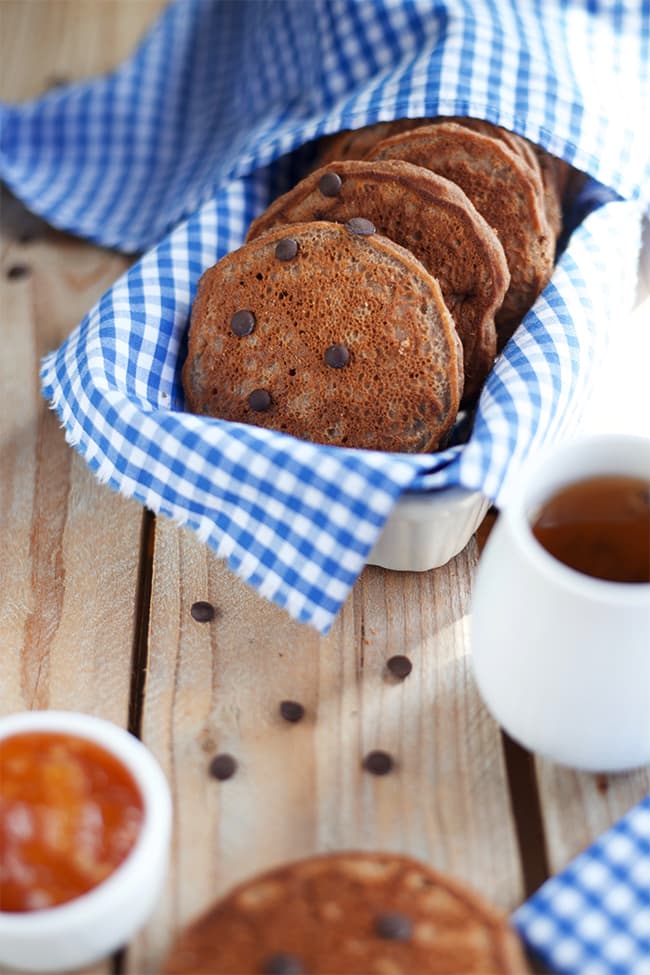 Pancakes sans gluten à la farine de teff