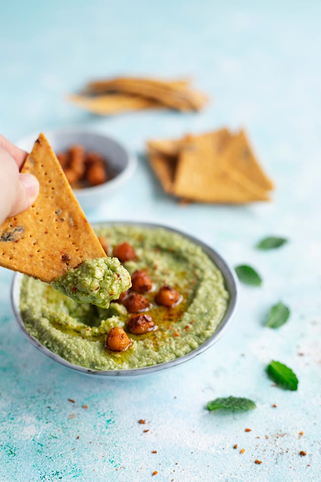 Tartinade de petits pois