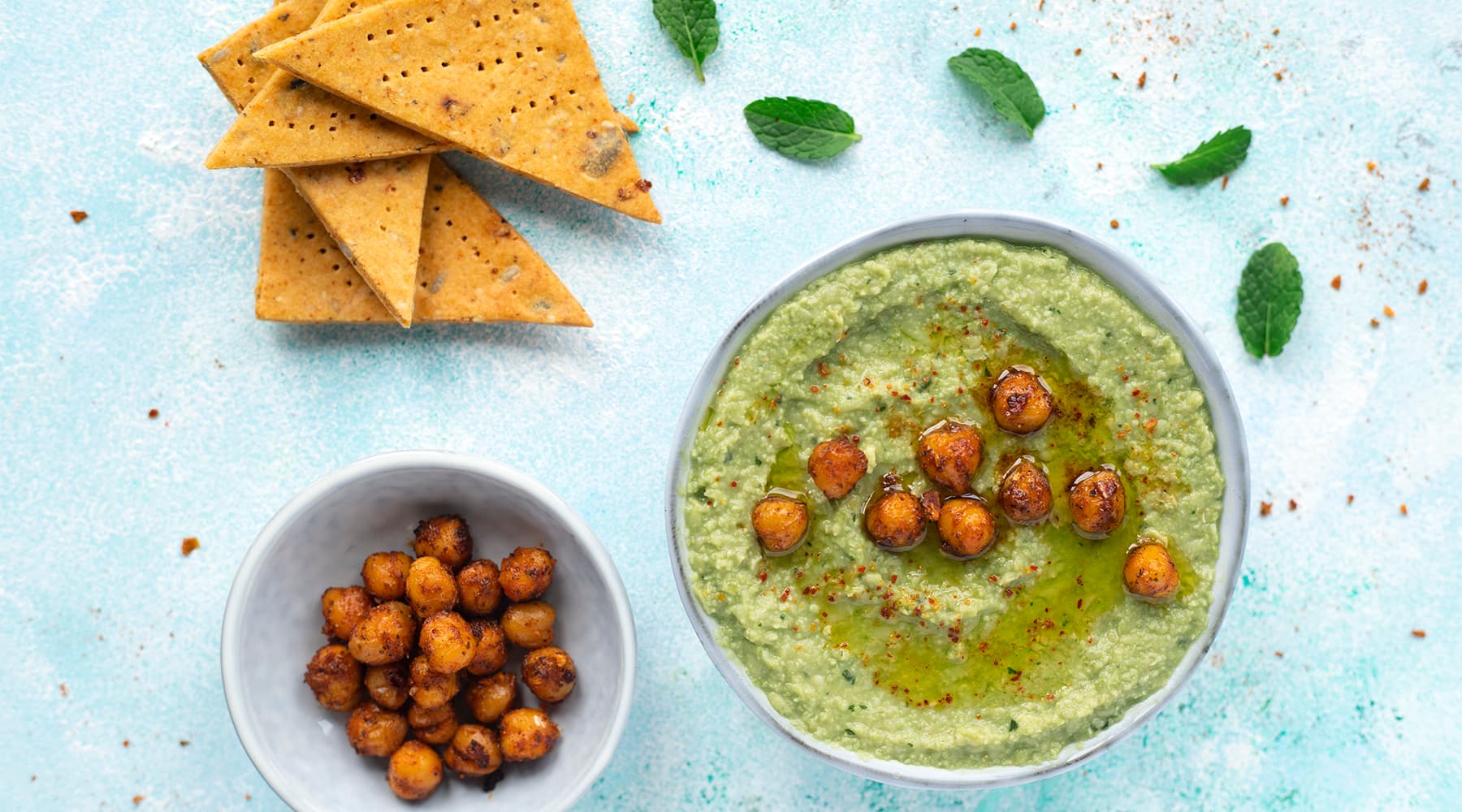 Tartinade de petits pois