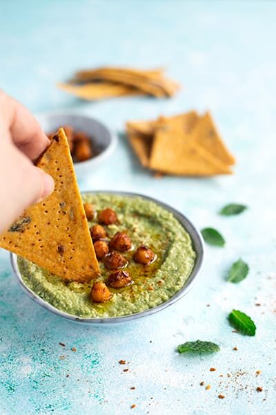 Tartinade de petits pois