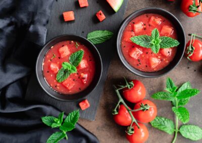 Gaspacho à la tomate