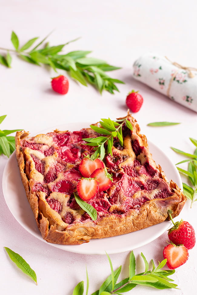 Clafoutis aux fraises