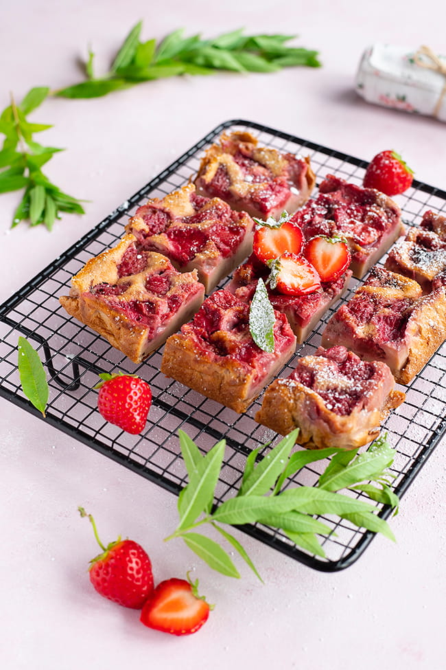 Clafoutis aux fraises