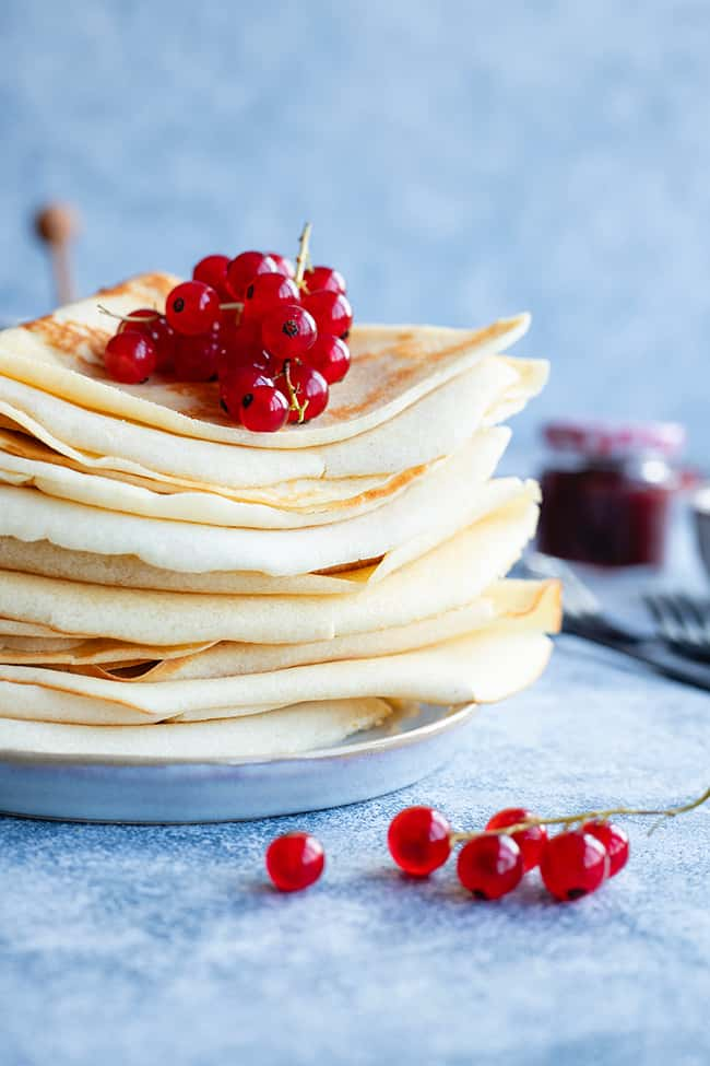 Crêpes sans gluten coco pépin de raisin