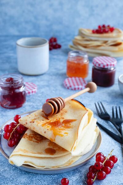 Crêpes sans gluten coco pépin de raisin