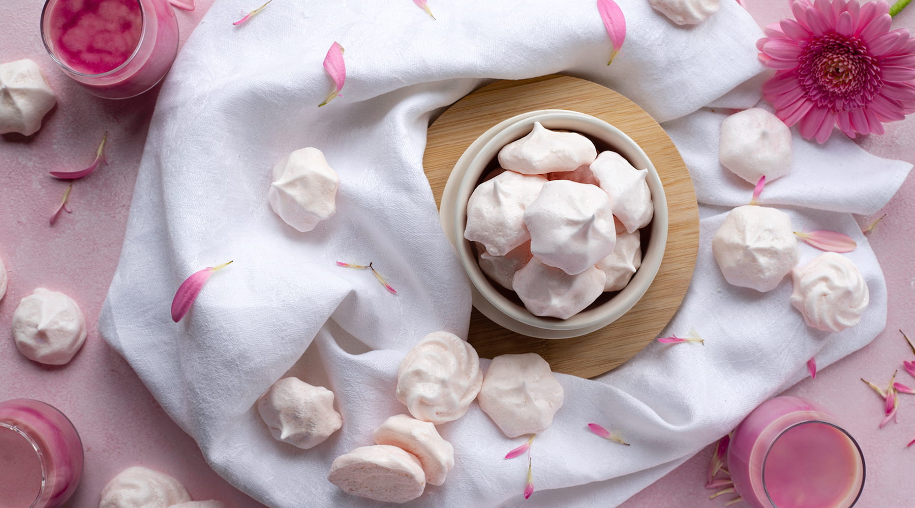 Meringues véganes