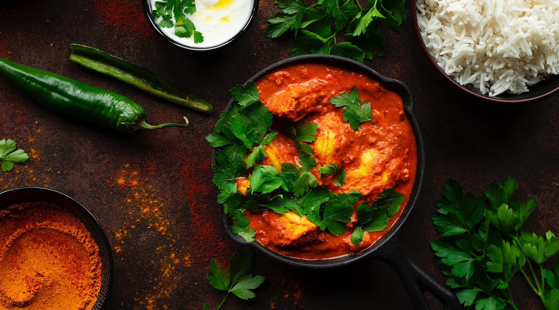 Poulet tikka masala