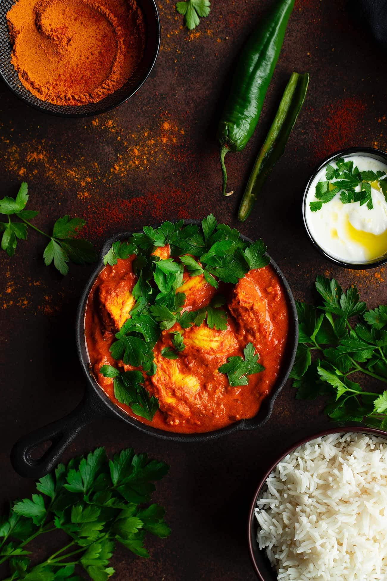 Poulet tikka masala