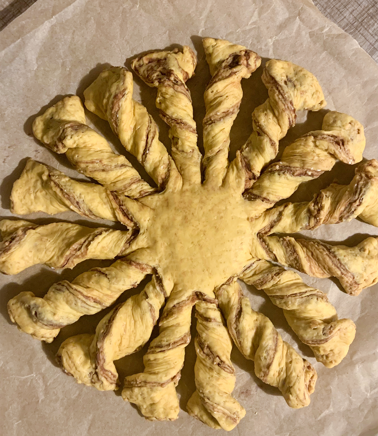 Brioche flocon de neige