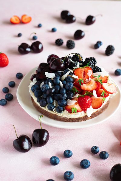 Tarte crue aux fruits