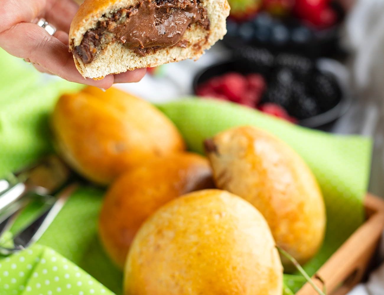 Brioches minutes fourrées choco