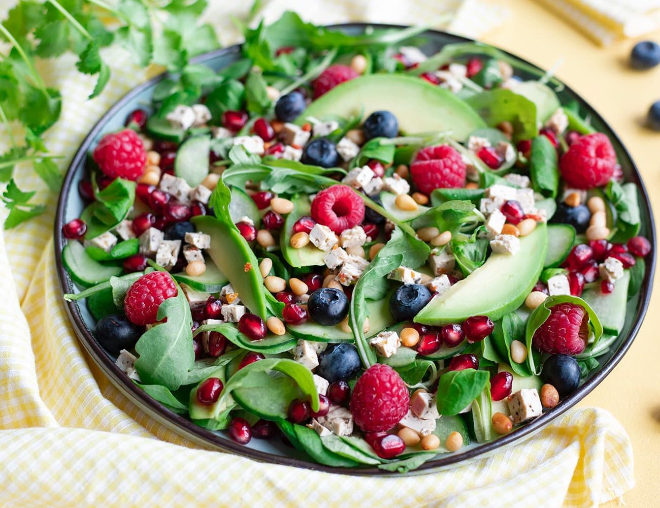 Salade vitaminée au tofu