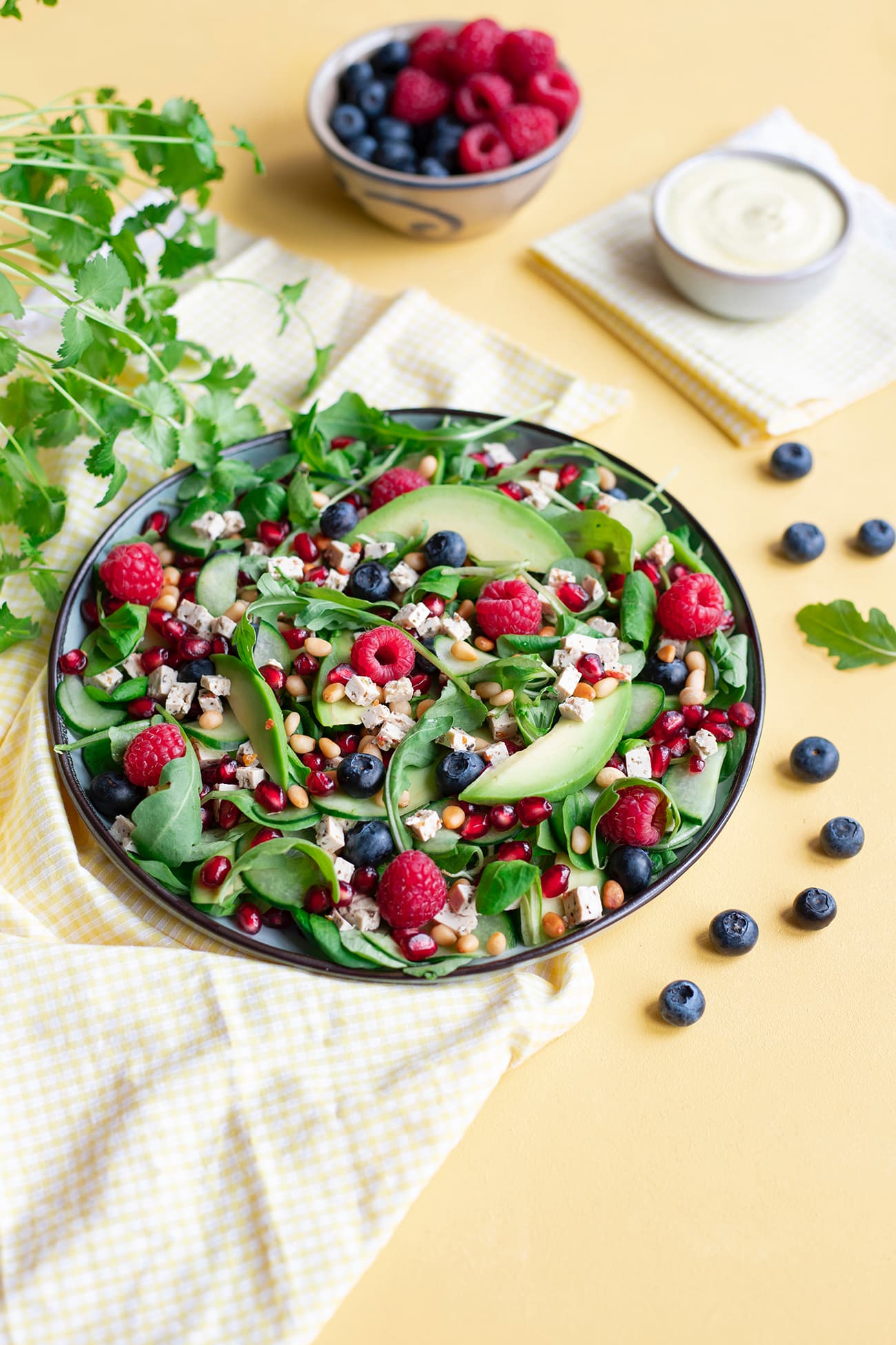 Salade vitaminée au tofu