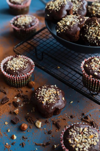 Muffins chocolat noisette