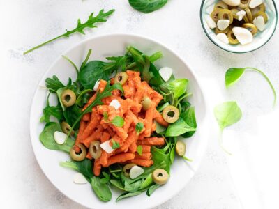 Pâtes de lentilles corail