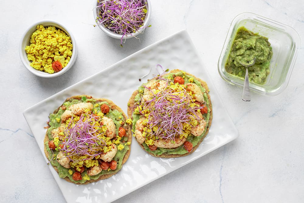 Tortillas tofu chou-fleur