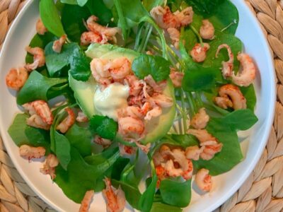 Avocat aux langoustines