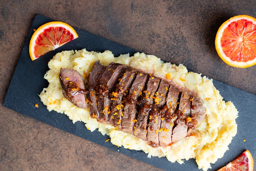 Canard et purée de panais