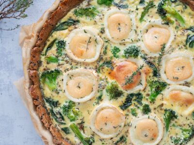 Quiche au chèvre