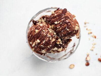 Glace express chocolat noisette