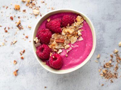 Smoothy bowl rose framboise