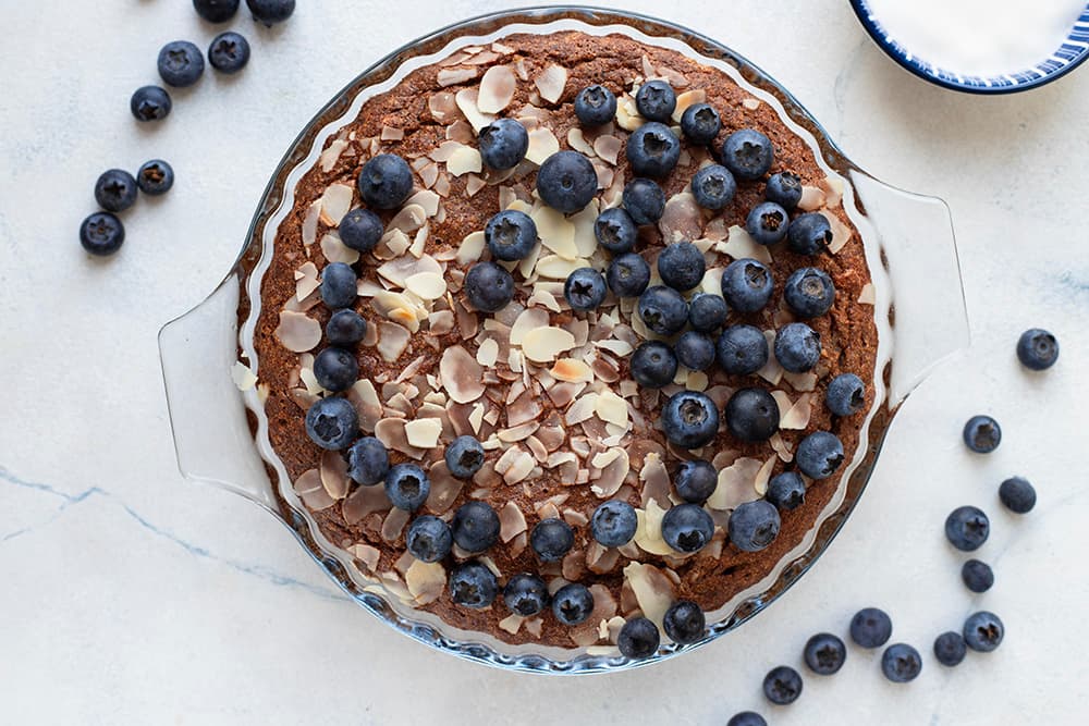 Pancake potéiné aux amandes