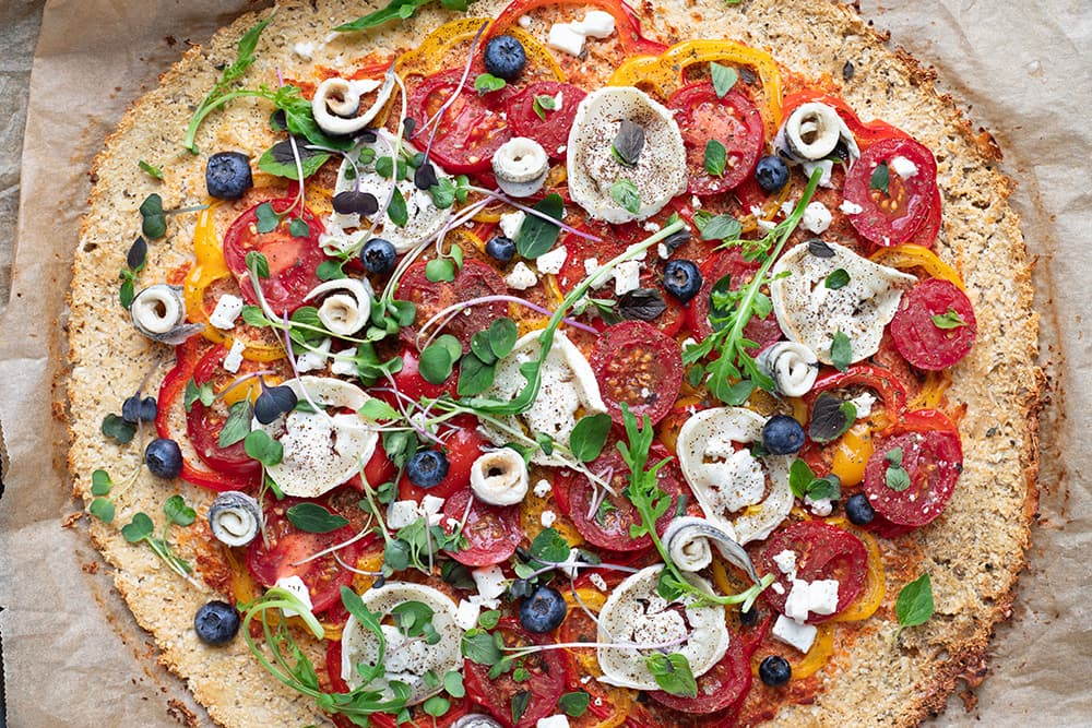 Pizza sans pâte