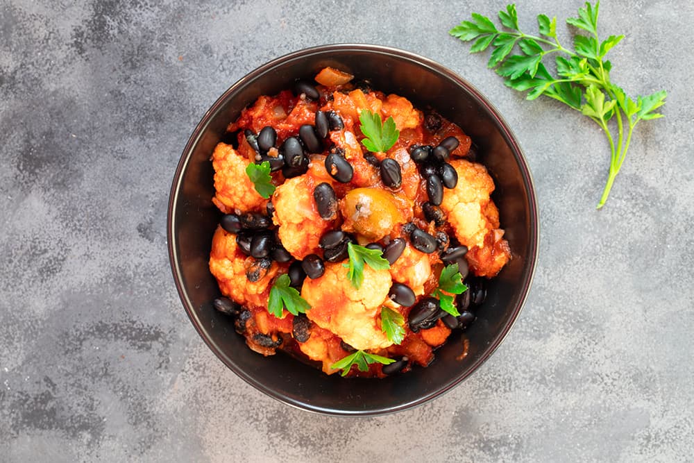 Chili végétarien au chou-fleur