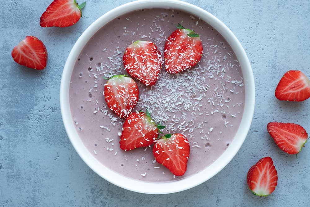 Mousse de fraises